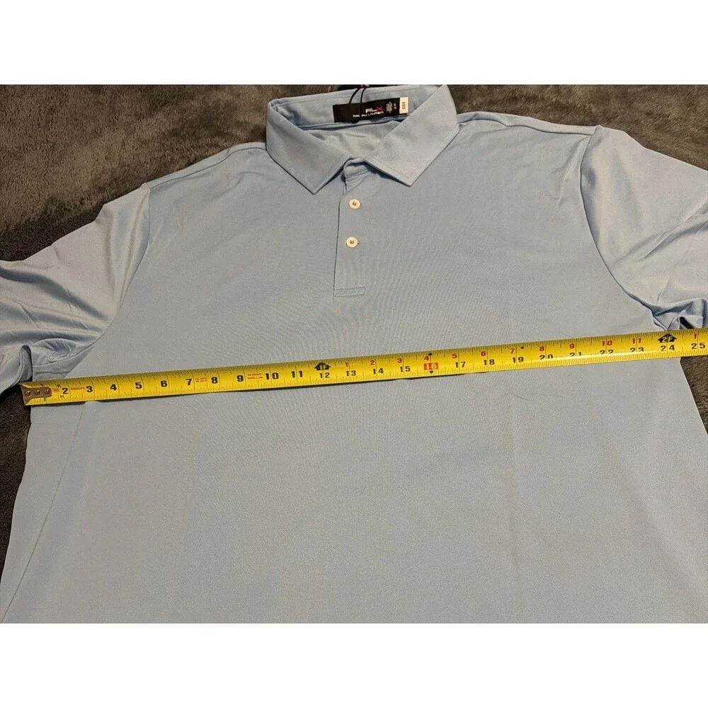 XL Polo Ralph Lauren RLX Classic Fit Performance Polo Shirt Blue
